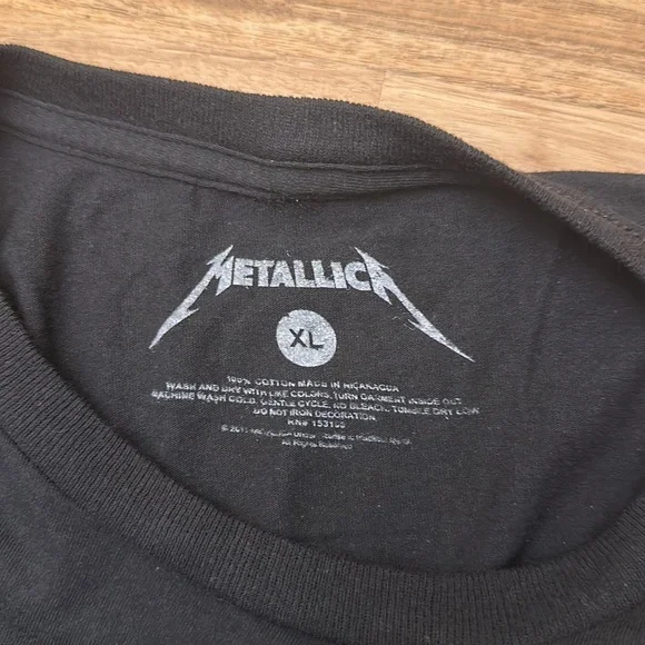 NWT! METALLICA Short Sleeve Tees